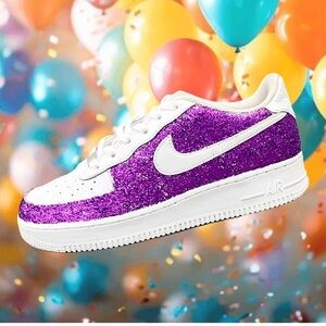 Custom glitter Air Force 1